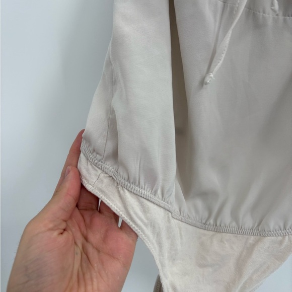 Abercrombie and fitch strap cami beige polyester bodysuit size xs - Picture 3 of 13